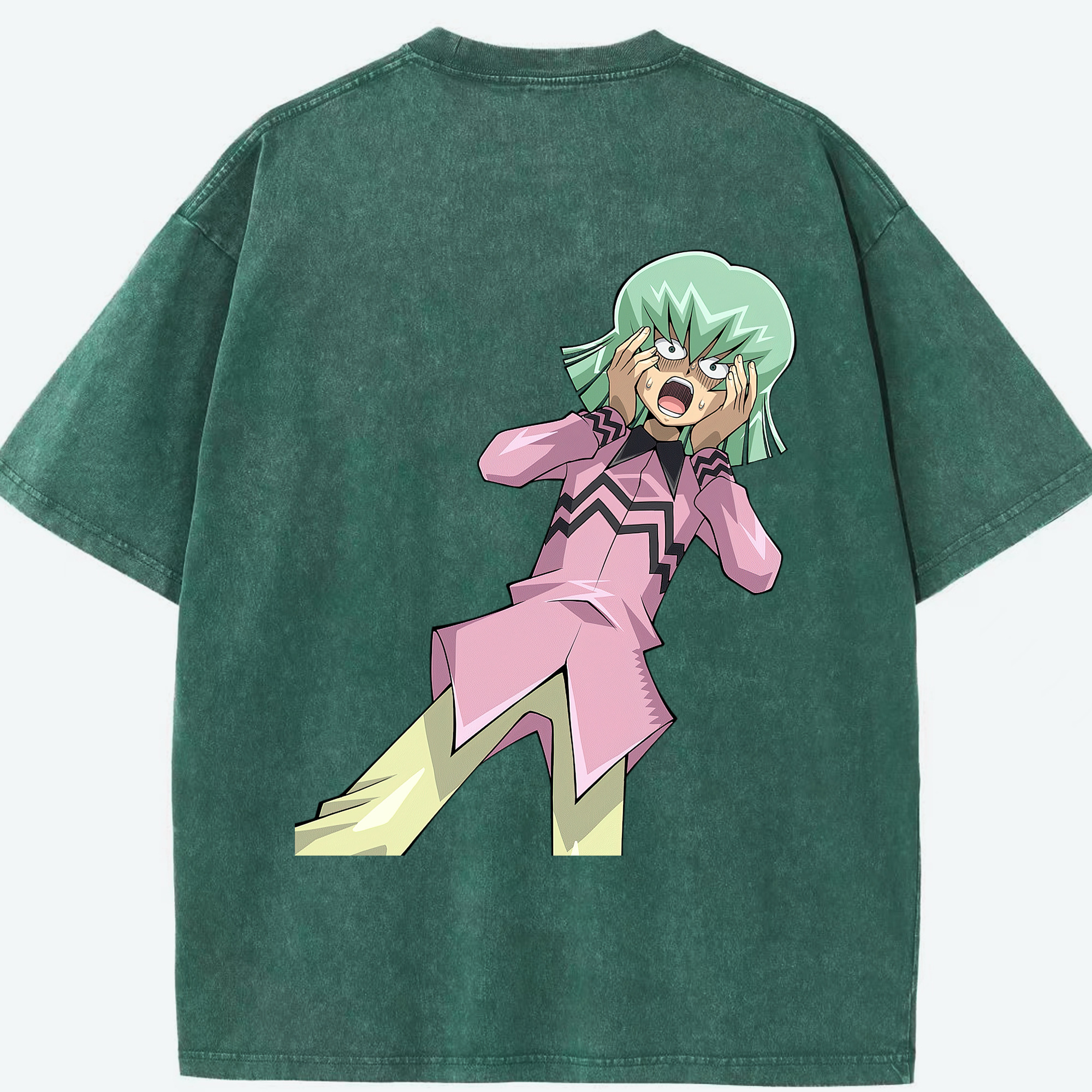 （画像用） 遊☆戯☆王 Yu-Gi-Oh! 綿100% ヴィンテージ風 半袖Tシャツ（背面プリント）